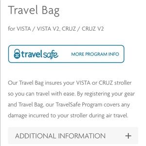 Uppababy travel bag